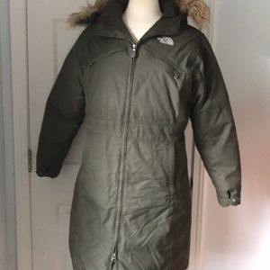 The North Face Parka Army Green Super Warm Sz L